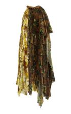 Richard Quinn Pleated Halterneck Dress