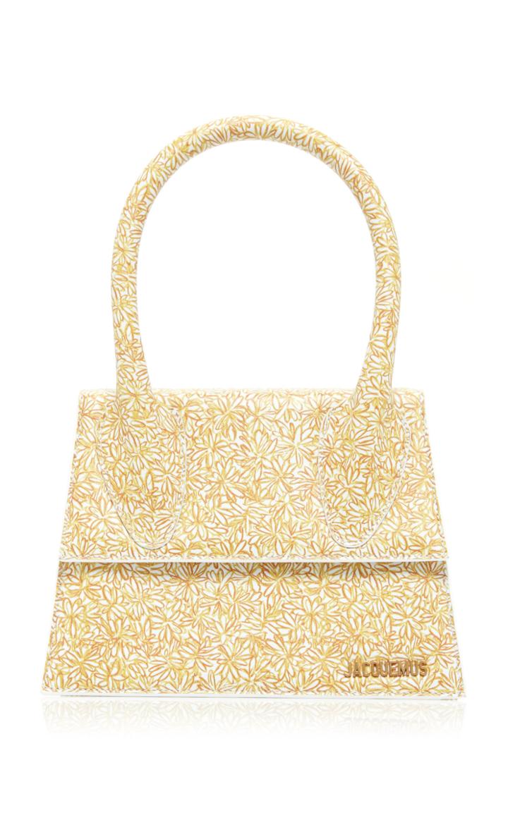 Jacquemus Le Grand Chiquito Floral-print Leather Bag