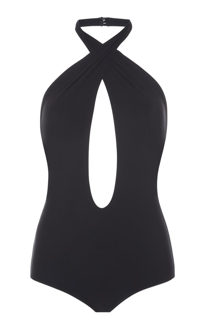 Alberta Ferretti Front Cut-out Swimsuit