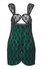 Christopher Kane Contrasting Lace Mini Dress