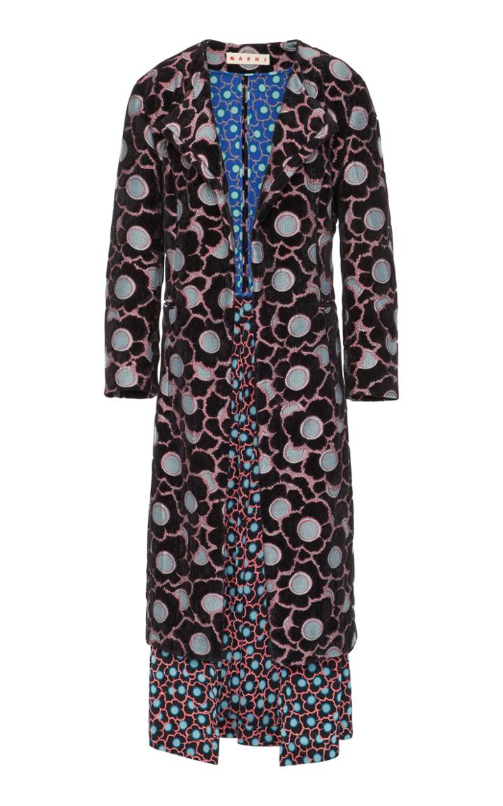 Marni Floral Jacquard Coat