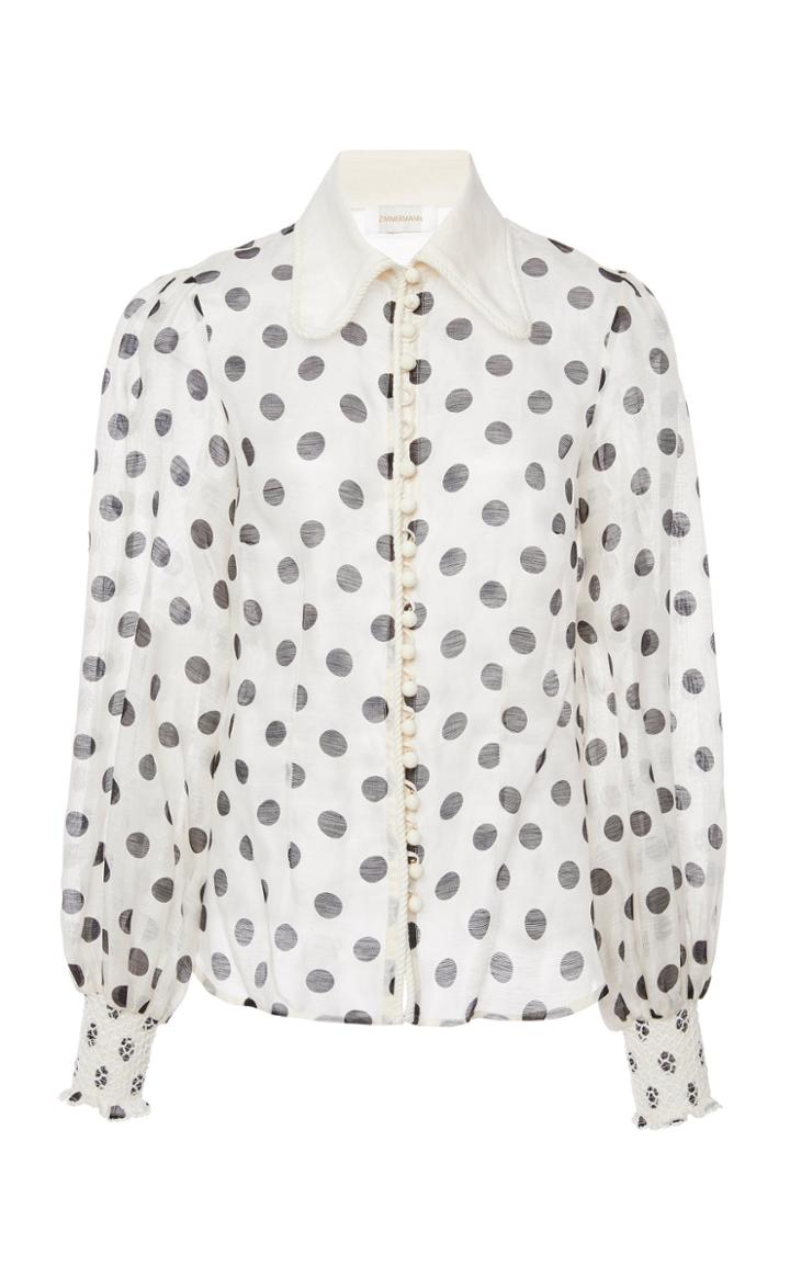 Zimmermann Corsage Lantern Blouse