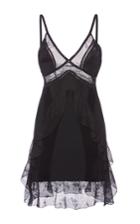 Roberto Cavalli Black Lace Inlay Knit Dress