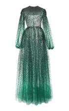 Valentino Sequin-embroidered Tulle Gown