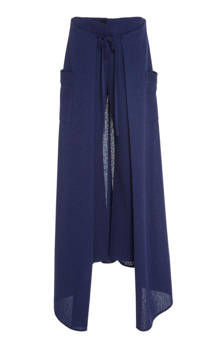 Hellessy Windsor Cape-back Jersey Pants