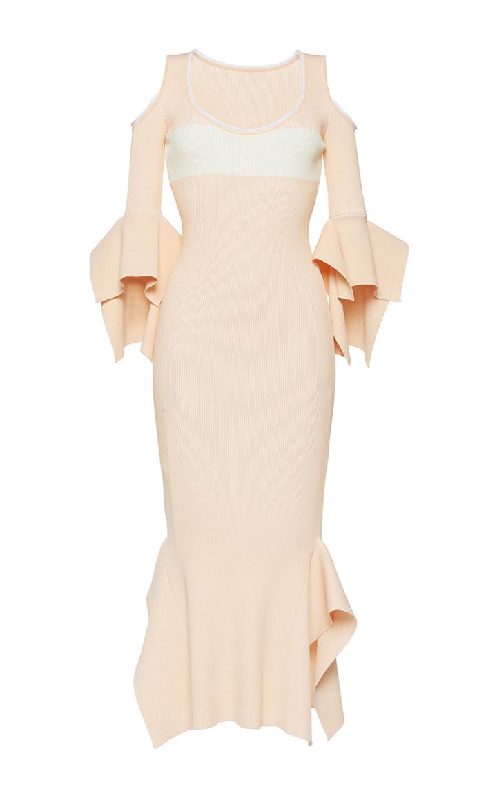 Roland Mouret Corely Rib Knit Dress