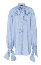 Rokh Blouse With Draped Ties And Exposed Back