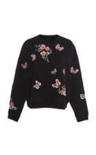 Needle & Thread Butterfly Rose Sweatshirt
