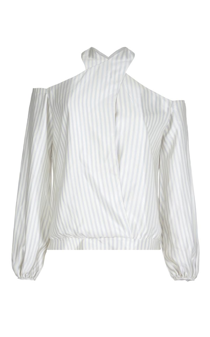 Safiyaa Lutea Cold Shoulder Top