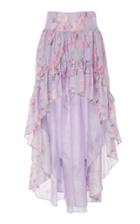 Loveshackfancy Kalista Tiered Floral Midi Skirt
