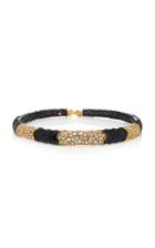 Gioia Vintage Onda 18k Gold Stainless Steel And Diamond Choker