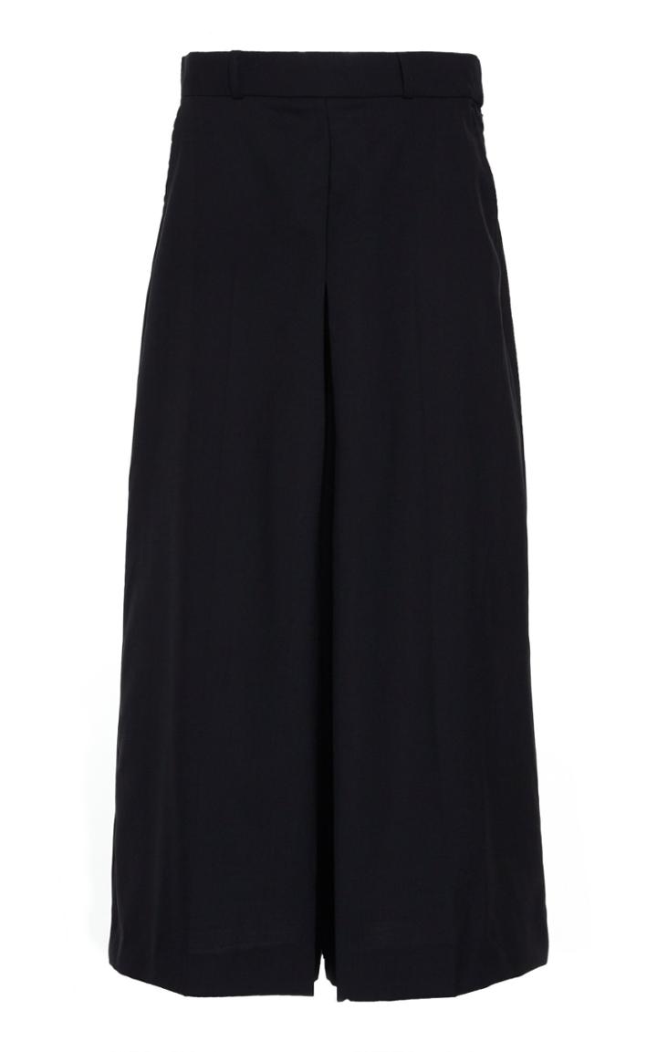 Ami Divided Wool Midi Skirt