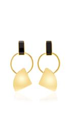 Marni Gold-tone Clip Earrings