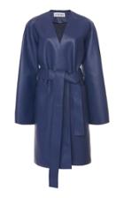 Moda Operandi Loewe Belted Leather Coat Size: 34