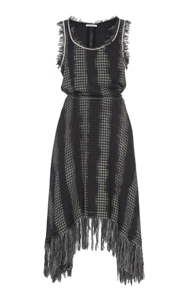 Nina Ricci Check Flannel Dress