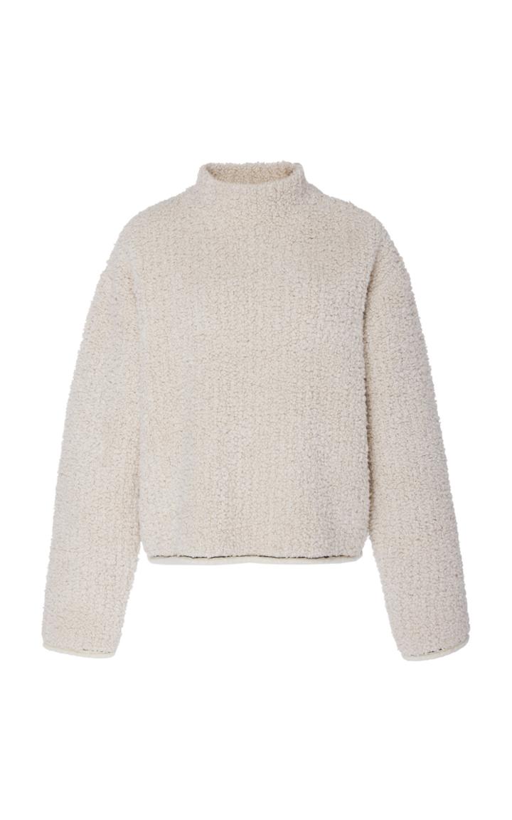 3.1 Phillip Lim Oversized Boucl Turtleneck Sweater