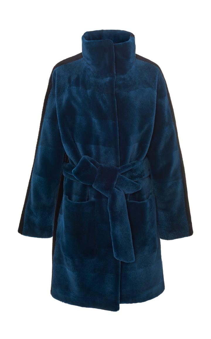 J. Mendel Belted Mink Fur Coat