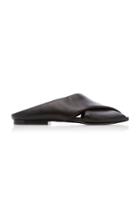 Proenza Schouler Crisscross Leather Sandals Size: 35