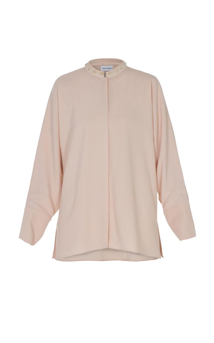 Anatomi Brocade Iii Embellished Collar Shirt
