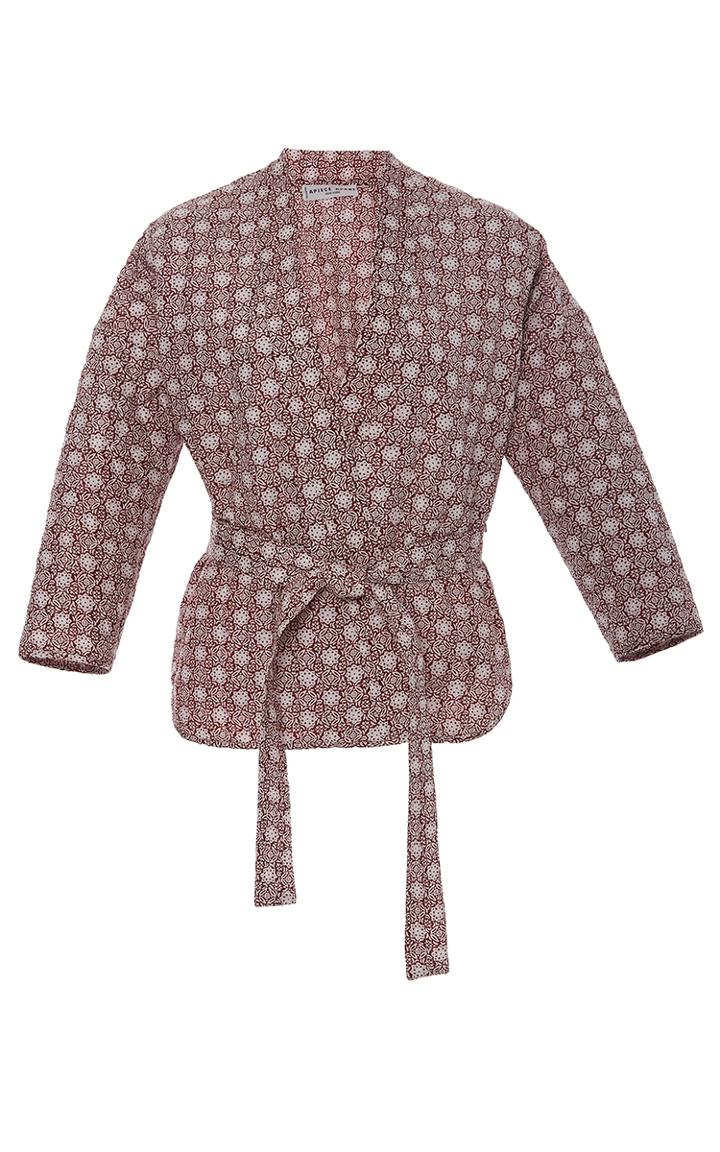 Apiece Apart Laila Quilted Wrap Jacket
