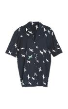 Cynthia Rowley Getaway Printed Cotton Cabana Shirt