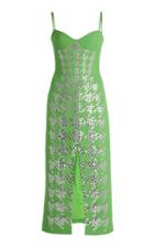 Moda Operandi David Koma Crystal-embroidered Wool-boucle Midi Dress