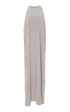 Marei 1998 Asphodel Printed Silk Satin Dress