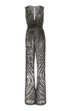 Zuhair Murad Salamanca Sequin-embellished Organza Jumpsuit