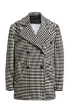 Moda Operandi Giuliva Heritage Collection The Penelope Coat Black And White Wool Dia