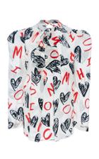 Moschino Printed Satin Blouse