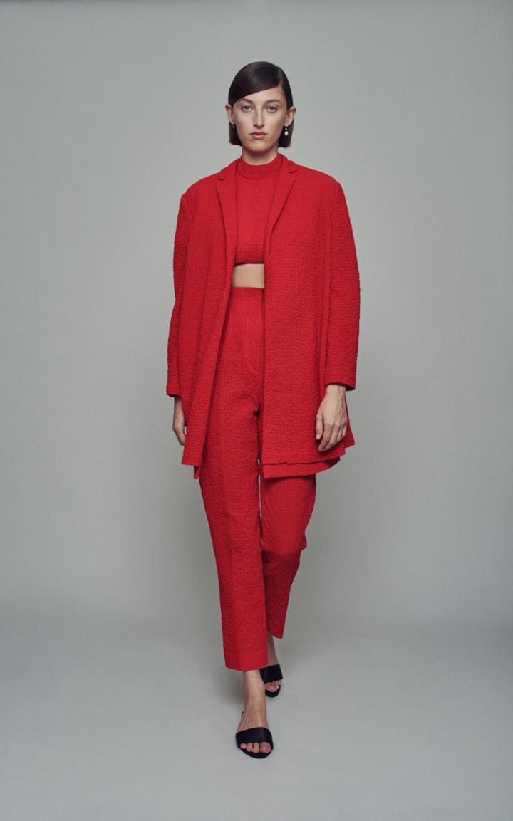 Moda Operandi Emilia Wickstead Gus Cotton-blend Straight-leg Pants