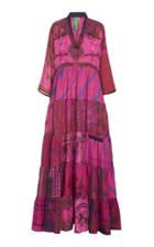 Moda Operandi Rianna + Nina Exclusive One Of A Kind Dyed Patchwork Volant Dress