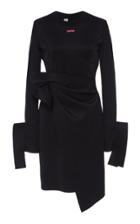 Off-white C/o Virgil Abloh Asymmetrical Long-sleeve Dress