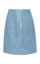 Bottega Veneta Woven Leather Mini Skirt
