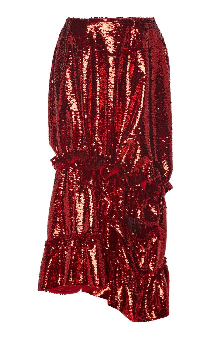 Moda Operandi Simone Rocha Sequin Twisted Skirt Size: 4