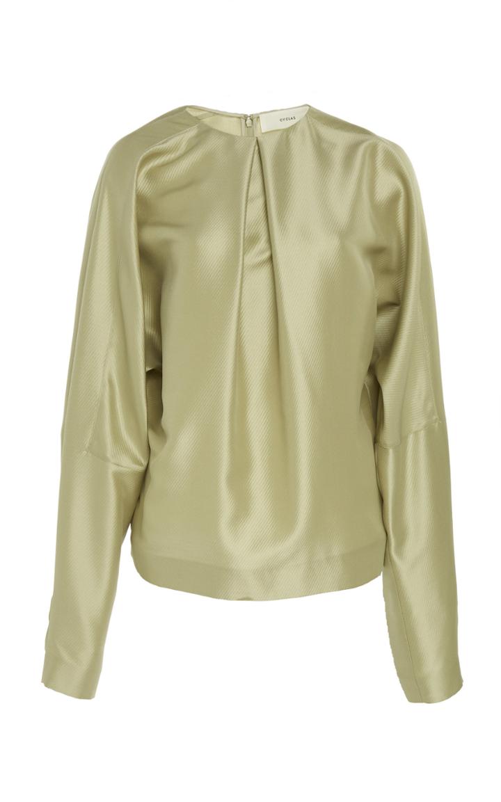 Cyclas Silk Satin Twill Blouse