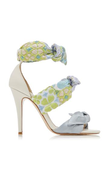 Gia Couture For Luisa Beccaria Bow Tie High Heel Sandals