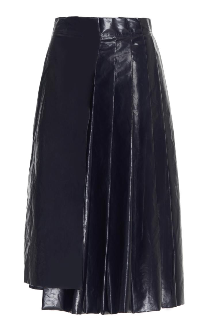 Jil Sander Earth Pleated Skirt