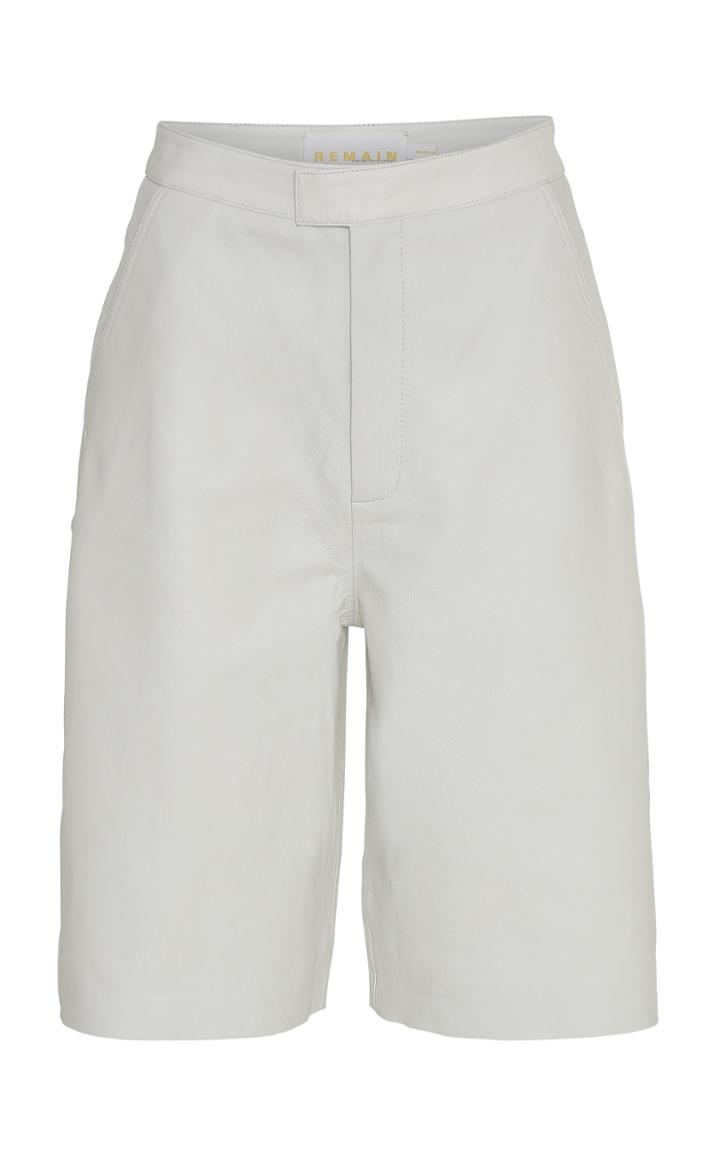 Remain Manu Sheep Leather Shorts