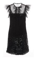 Moda Operandi Alberta Ferretti Embroidered Tulle Mini Dress