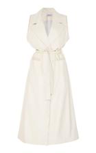 Moda Operandi Deitas Sasha Sleeveless Belted Faux-leather Jacket Size: 36