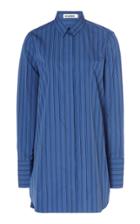 Jil Sander Striped Cotton-poplin Button-up Shirt