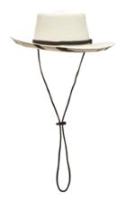 Sensi Studio Dumont Zebra-print Straw Panama Hat