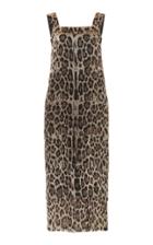 Dolce & Gabbana Square Neck Tiered Fringe Dress
