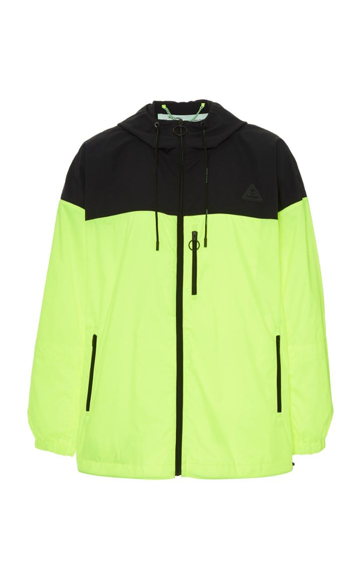 Off-white C/o Virgil Abloh Nylon Colorblock Full-zip Windbreaker
