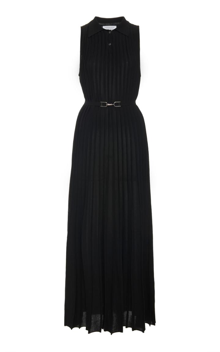 Moda Operandi Gabriela Hearst Creusa Pleated Silk-blend Maxi Dress Size: Xs