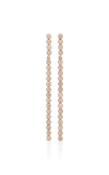Elena Votsi Line Earrings With Diamonds