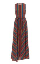 Moda Operandi Le Sirenuse Positano Que Onda Ornella Printed Cotton Maxi Dress Size: