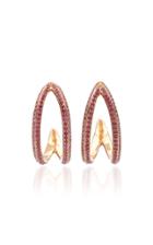Ralph Masri 18k Rose Gold Sapphire Earrings