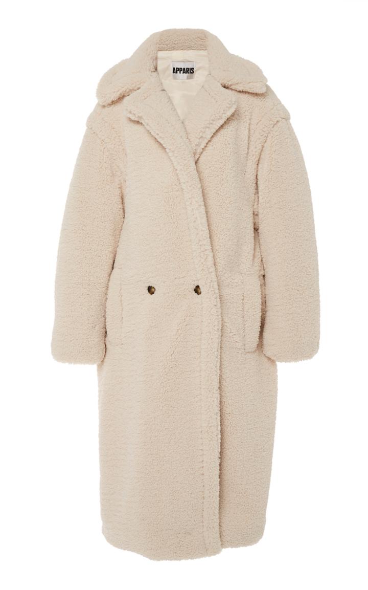 Apparis Daryna Collared Faux Shearling Coat